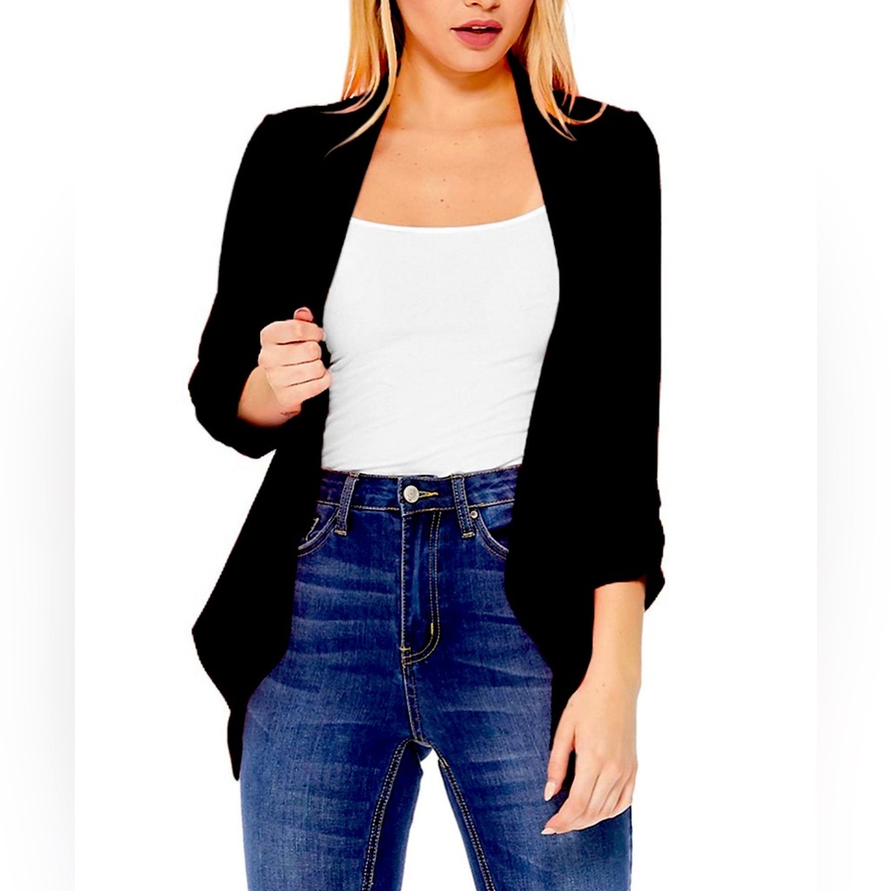 Black cardigan